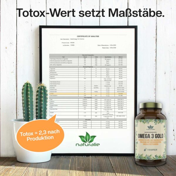 omega 3 totox-wert