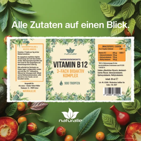 vitamin b12 tropfen inhaltsstoffe