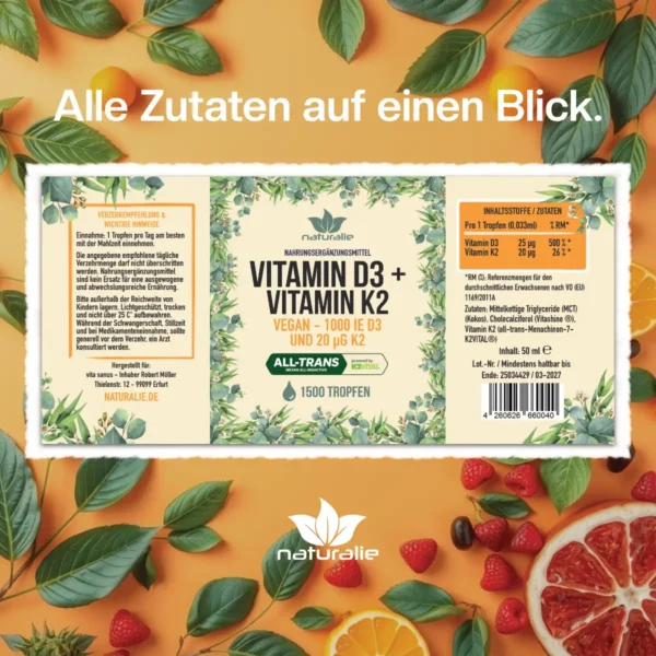 vitamin d und k2 inhaltsstoffe