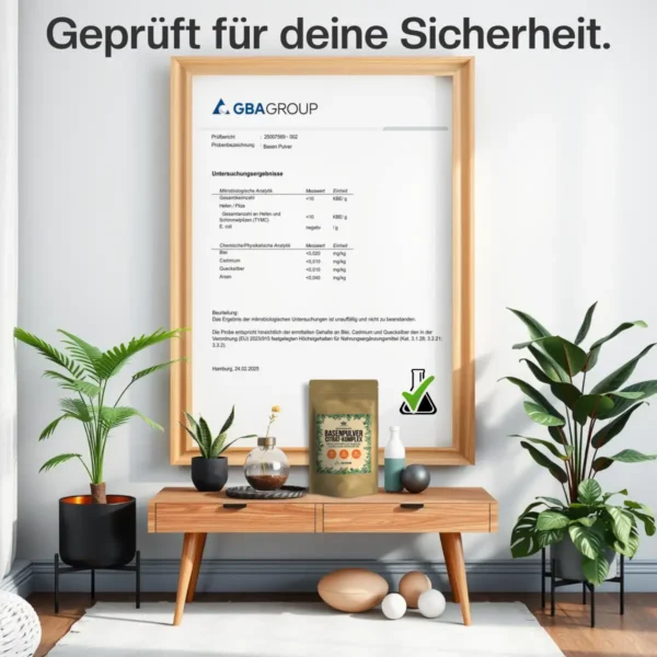 basenpulver laboranalyse