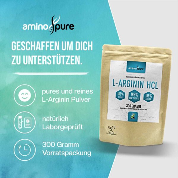 arginin pulver vegan hochddosiert