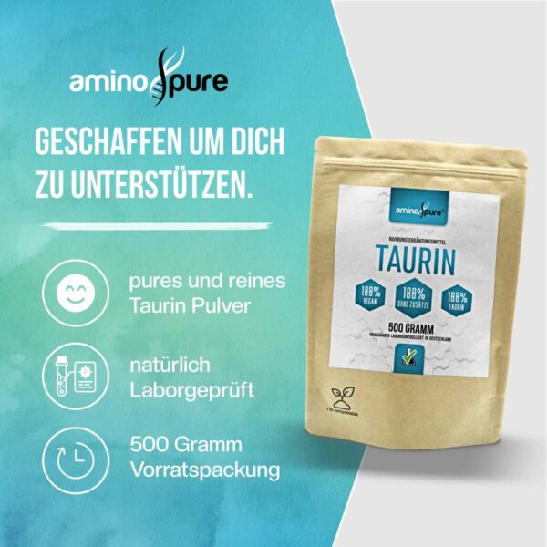 taurin vegan pulver