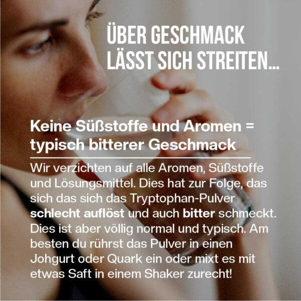 tryptophan geschmack pulver
