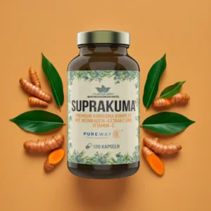 SUPRAKUMA® | Kurkuma Weihrauch Kapseln | 3-fach Komplex | 120 Kapseln