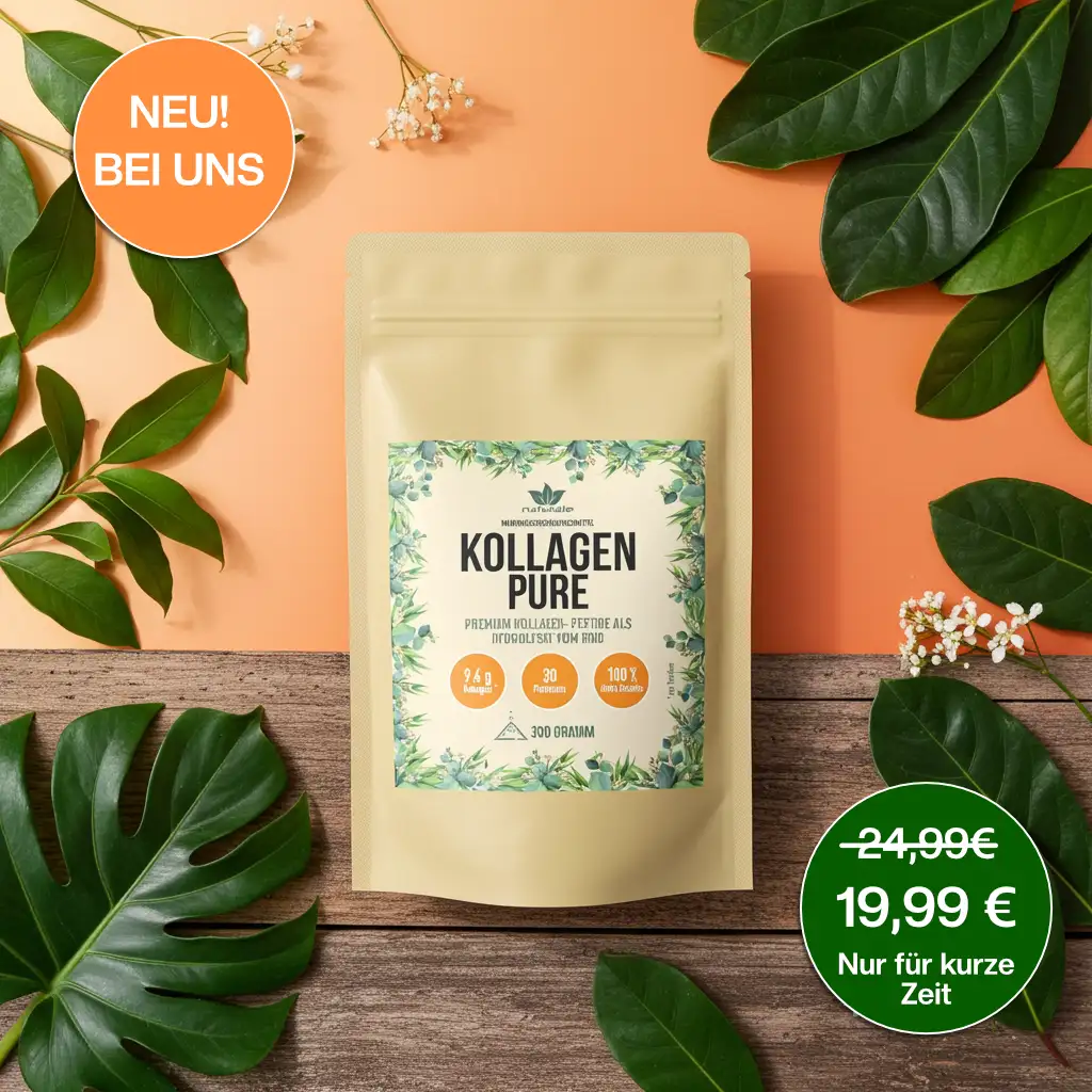 Kollagen Pure | Kollagenhydrolysat Pulver reich am Aminosäuren | 300 Gramm