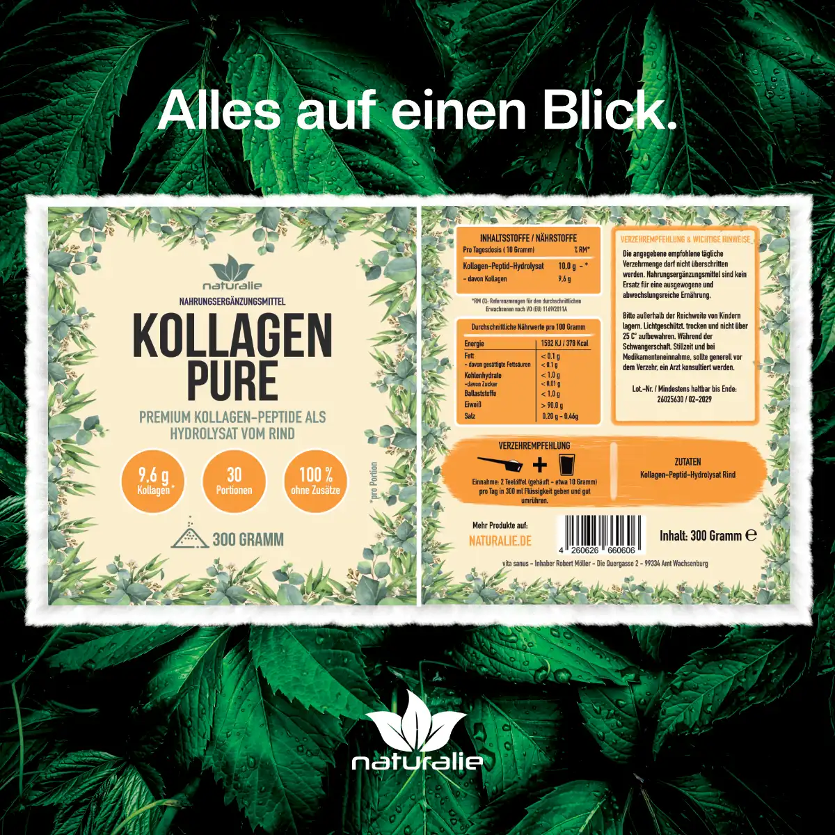 kollagenpulver inhaltsstoffe